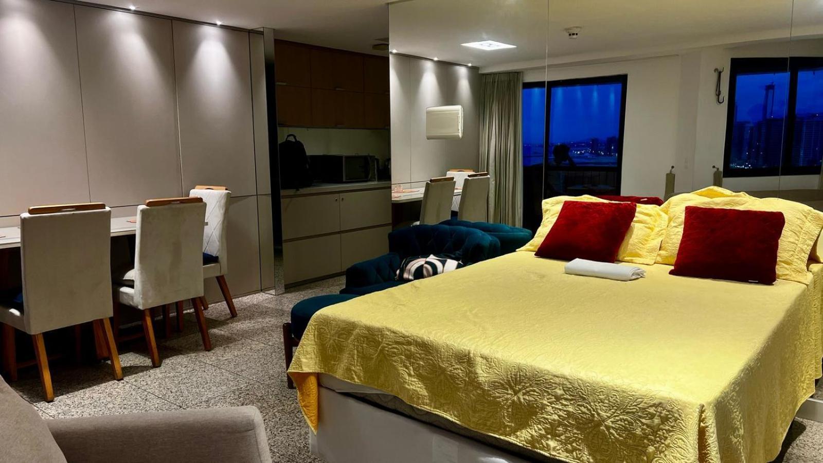 Flat Particular Em Blue Tree Towers Beira Mar Fortaleza Buitenkant foto