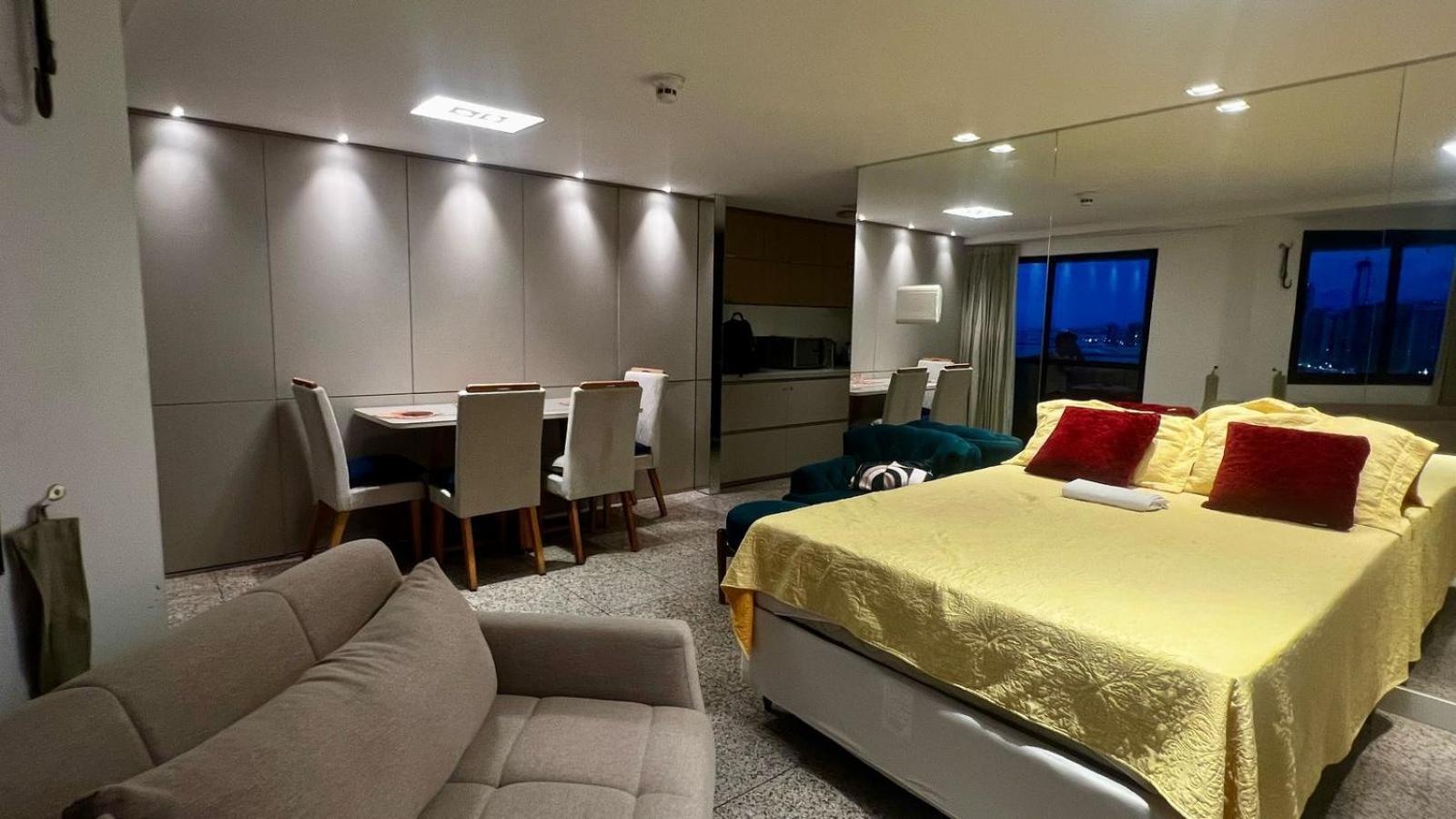 Flat Particular Em Blue Tree Towers Beira Mar Fortaleza Buitenkant foto